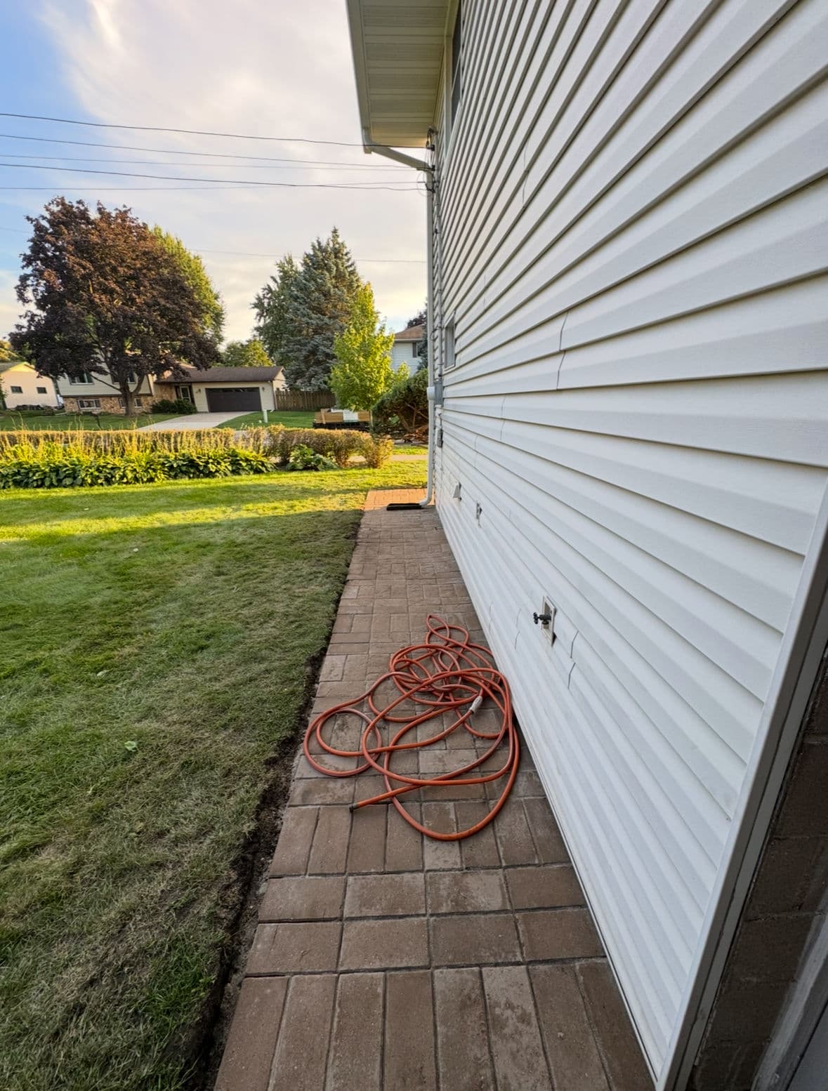 Project Stone Paver Pathway Installed Along a St. Paul Home image
