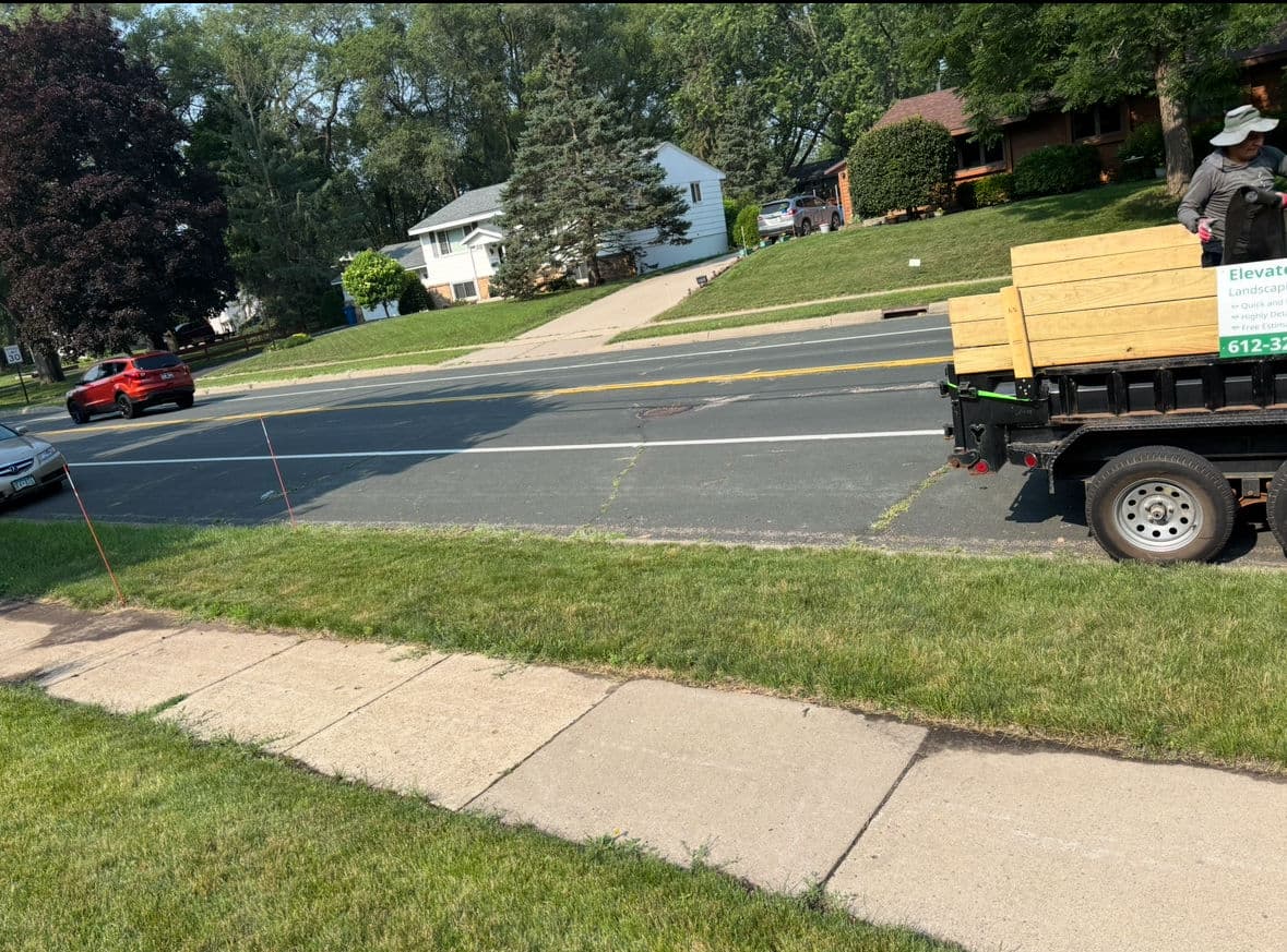 Project Rock and Mulch Transformation in Bloomington image