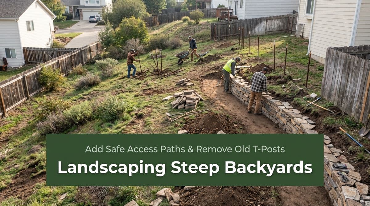 Featured post - Landscaping Steep Backyards for Safe Garden Access