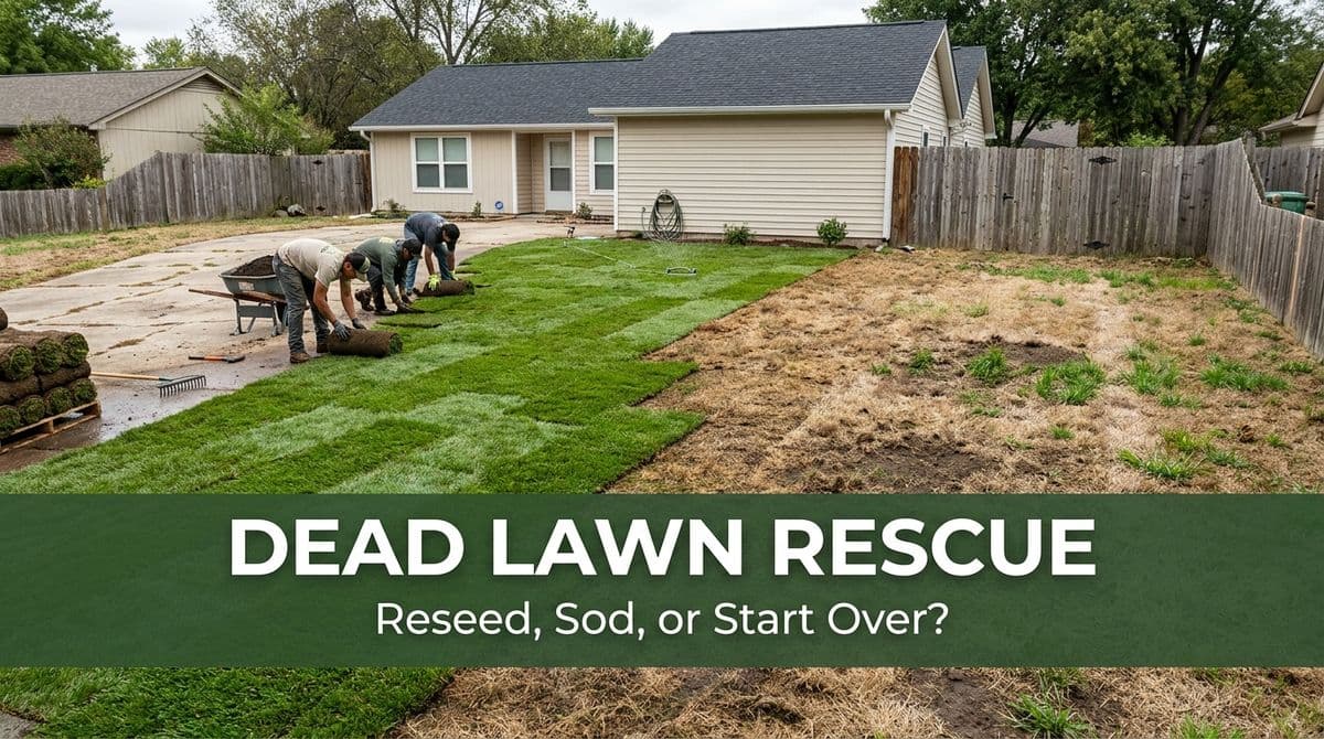 Blog post Dead Lawn Rescue: Reseed, Sod, or Start Over? image