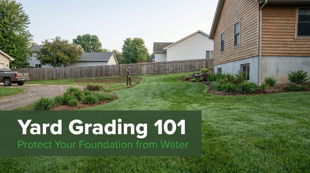 Blog post Yard Grading 101: Protect Your Foundation from Water image
